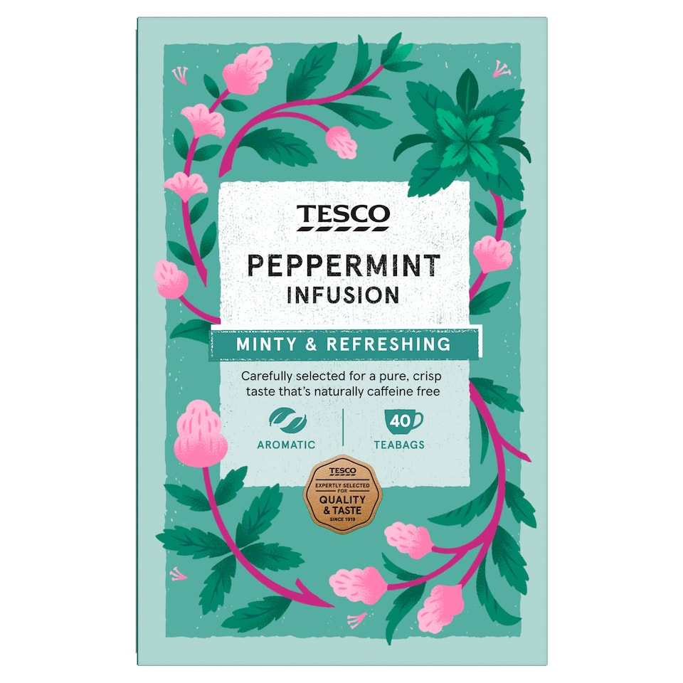 Tesco peppermint infusion  minty & refreshing