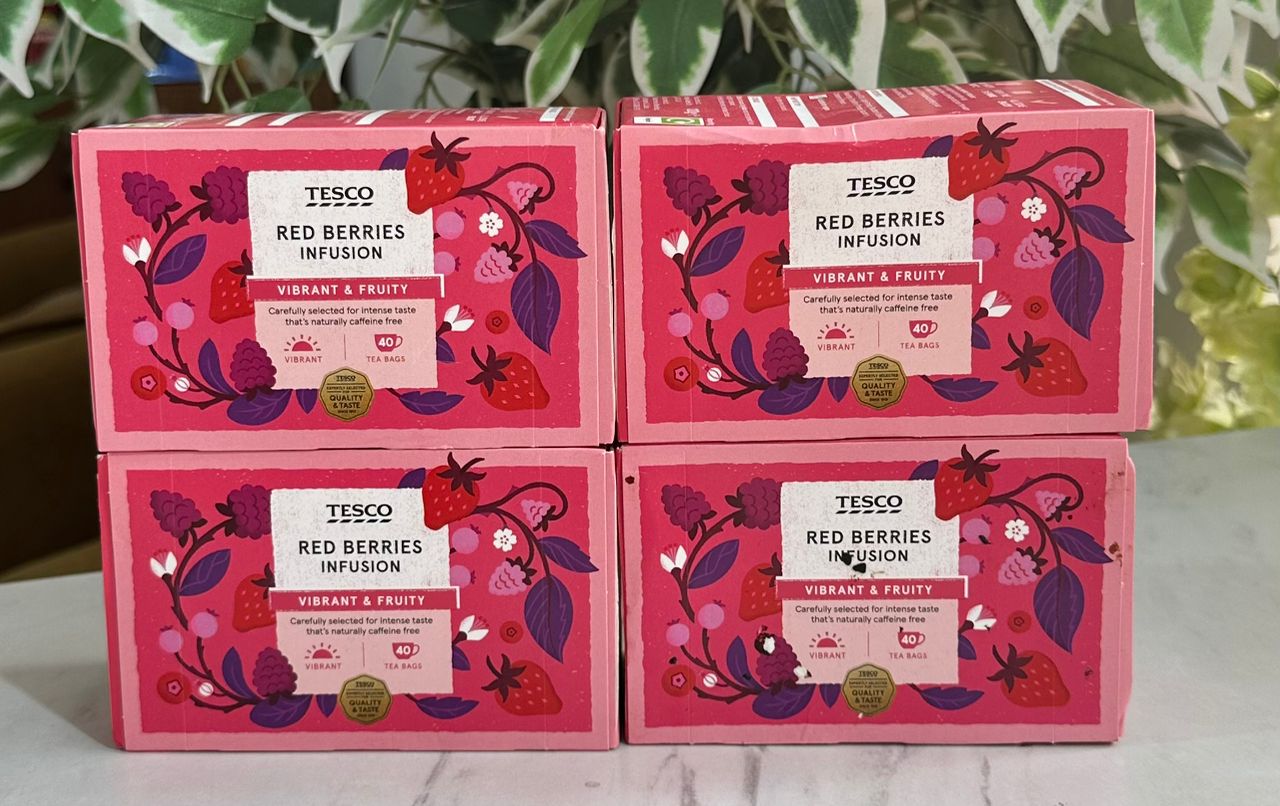 Tesco red berries infusion