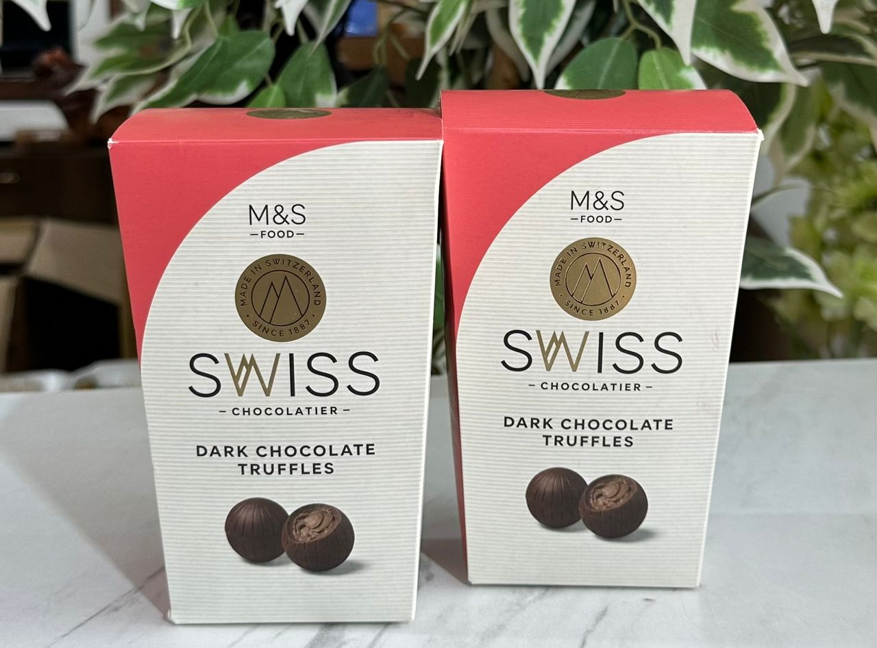 M&S Swiss  Dark Truffles & Milk Chocolate Truffles