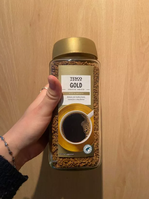 Tesco gold  freeze dried coffee
