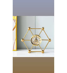 STAINLESS STEEL RETRO DESK CLOCK